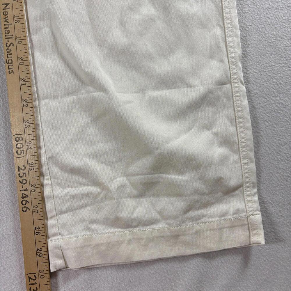 Chino Straight Stretch Pants Universal Thread Tag 12 Fits Like 34X30 Cream - Picture 2 of 8